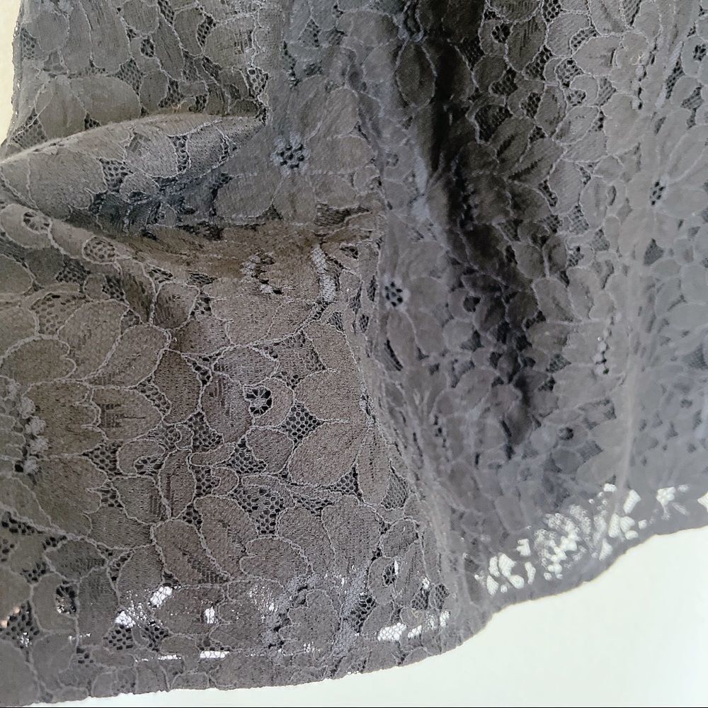 Sandro Helsinki White Black Two Tone Lace Neck Tie Mini Dress XS - Picture 9 of 12